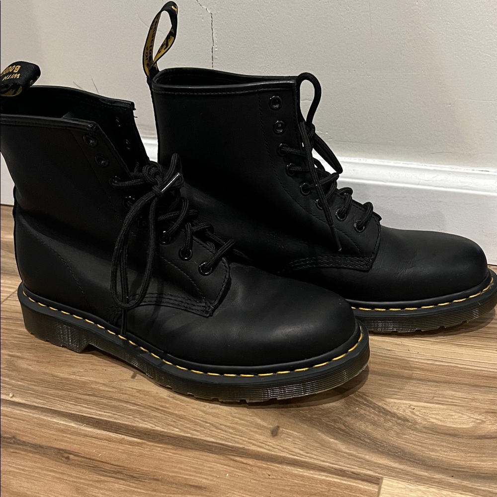 Dr. Martens 1460 Black Lace-Up Boots - worn once!